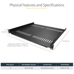 Vented Cantilever Tray - 16" Deep Shelf Steel Construction. Fixed Price $112.99.