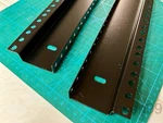 Hammond RCHR1922 Mounting Rack Rail Kit For Rch-series Cabinets, Round Hole, 13U. Fixed Price $19.99.