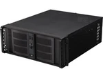 Istarusa D-400-6 Black Aluminum / Steel 4U Rackmount Compact Stylish Chassis. Fixed Price $411.99.