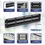 Trendnet TC-P48C6 CAT6 48-PORT Unshielded Patch Panel....nib. Fixed Price $50.00.