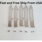 Lot 5 12GBPS Sas Full Height High Profile Bracket (lsi Dell Ibm Intel Nec). Fixed Price $21.39.