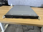 Supermicro 1U 4-BAY Server Chassis W/ Dual Platinum Psu 500W, Fans, Pcu. Fixed Price $160.00.
