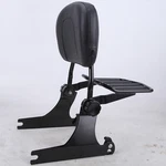 Detachable Backrest Sissy Bar Luggage Rack For Harley Dyna Super Glide Fxd 02-05. Fixed Price $99.95.