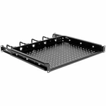 Tripp Lite 14.2" Cantilevered Steel 1URM Rack Shelf W/ Cable Rings, Black. Fixed Price $111.87.