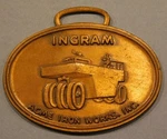 Ingram Construction Equipment Acme Iron Works Watch Fob Shelf 1A4-03. Fixed Price $21.00.