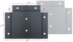 New 1U Rack Mounting Ears Size 3 5/16" X 2/16" For IP-P520. Fixed Price $12.50.