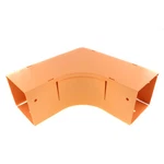 Panduit FRA4X4OR Fiber-duct Right Angle 45-DEGREE Fitting, Base, Cover, 4". Fixed Price $154.50.