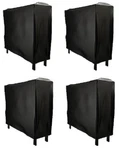 (4) Panacea 15213 48" Black Vinyl Log Rack Firewood Protective Covers. Fixed Price $109.90.