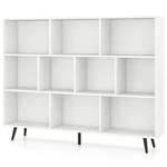 10 Cube Bookcase W/ 5 Metal Legs 2 Anti-tip Devices Display Cabinet Rack. Fixed Price $92.99.