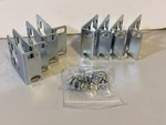 Lot Of 4 Pairs Hp 1U Mount Ear Bracket Kit W/ Screws Fast Shipping. Fixed Price $12.88.