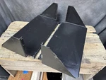 Chatsworth Cpi Black Double Sided 19"W X 20"D Solid Shelf Rack Tray. Fixed Price $69.99.