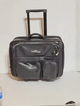 Vintage Compucase Style #1633585 Wheeled Portfolio/computer Vinyl Black. Fixed Price $35.00.