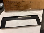Middle Atlantic AFACE3-2U Rack Shelf Faceplate Black Brushed Anodized Use. Fixed Price $30.00.