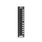 Panduit DP12688TGY Ports 1U Rack Flat Cat Punchdown Patch Panel Black. Fixed Price $300.00.