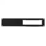 2URFP 19" Rack Face-plate W/ (1) 8-1/2" X Modular Cut Out, Device Mount. Fixed Price $44.99.