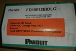 Panduit Pan-net FD1W12EIDLC Pre Loaded Fiber Drawer With Adapters 1RU. Fixed Price $125.00.
