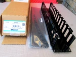 Panduit - WMPF1E Horizontal Cable Manager 19" Front Black New. Fixed Price $29.99.