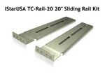 Lot Of 4 Istarusa TC-RAIL-20 20" Sliding Rack Kit 8 Rails Total Ctkc. Fixed Price $253.65.
